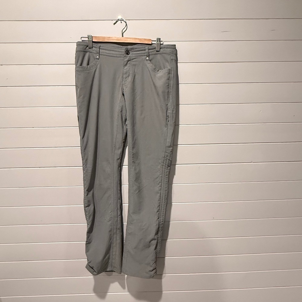 KUHL Splash Straight Leg Womens 8 Gray Hiking Outdoor Pants 6235